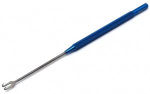Крючок двузубый острый для ринопластики 4 мм