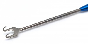 Крючок двузубый острый для ринопластики 6 мм