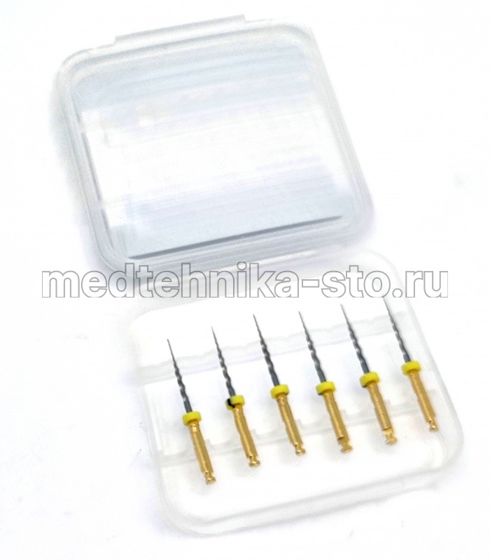 Протейперы Ultratapers машинные NiTi 19 мм SX Супер файлы, 6 шт