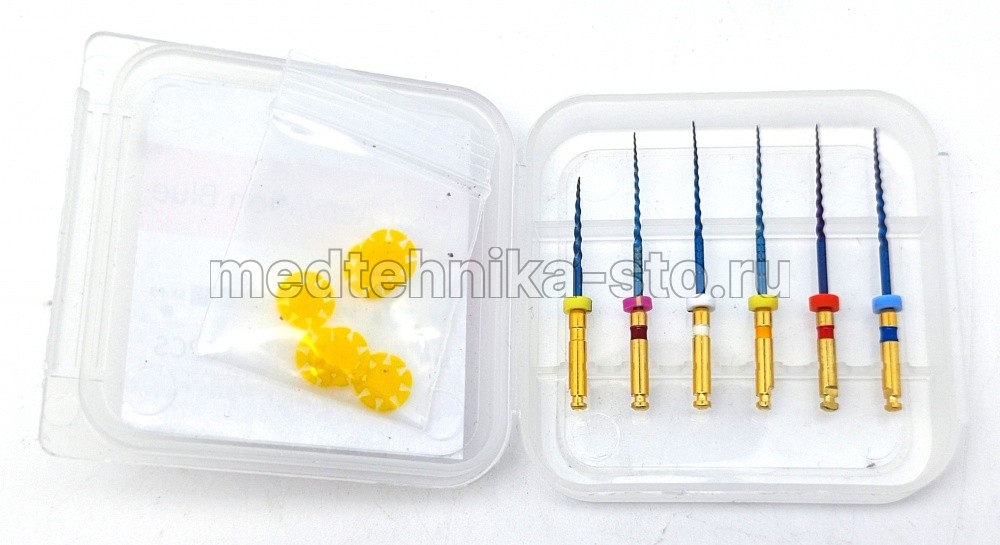 Протейперы Ultratapers машинные NiTi ассорти SX-F3 Супер файлы, 6 шт