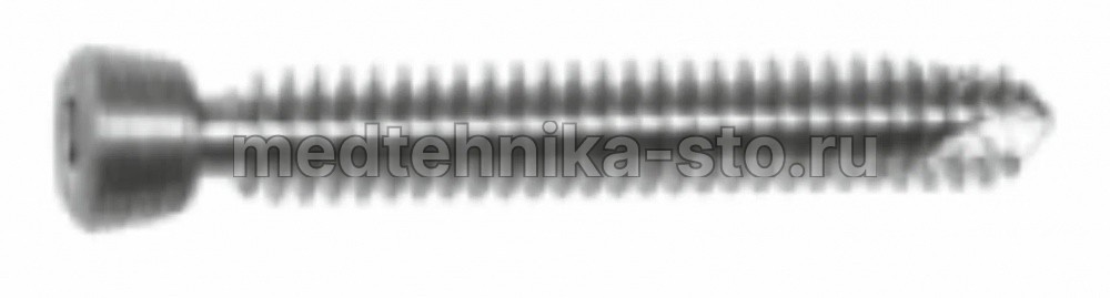 Винт спонгиозный с УС с конич.резьбой д.5,0 мм, дл.20 мм